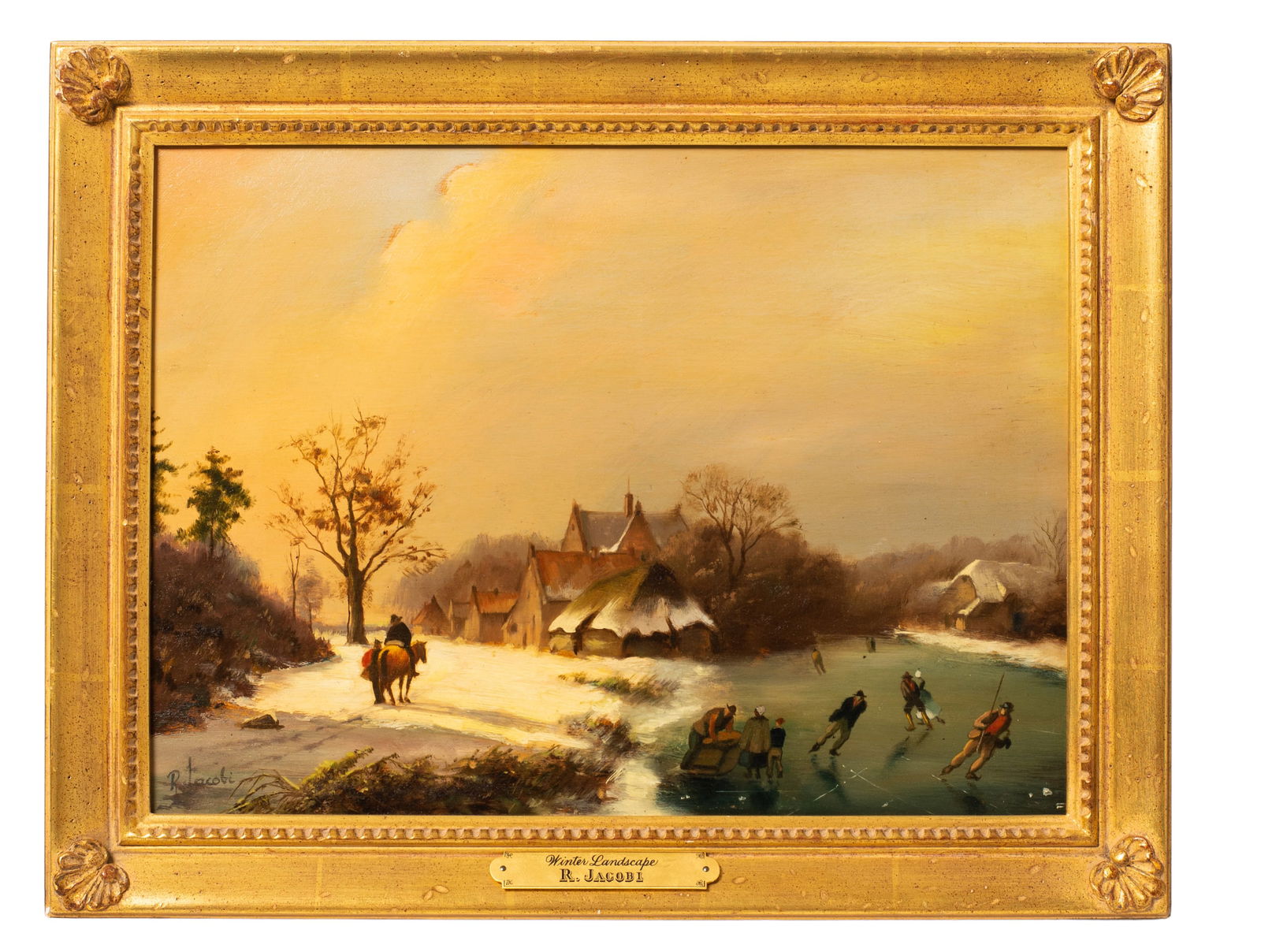 R. Jacobi (20th Century) Oil (Netherlands) (1 of 5)