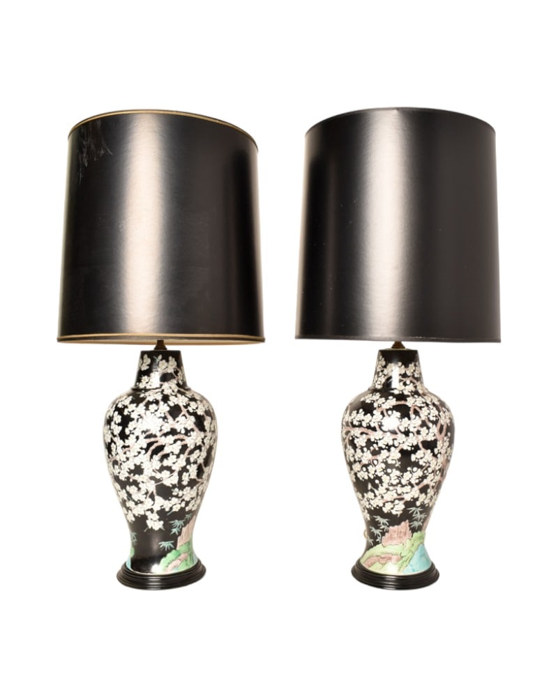 Chinese Porcelain Table Lamps (1 of 9)