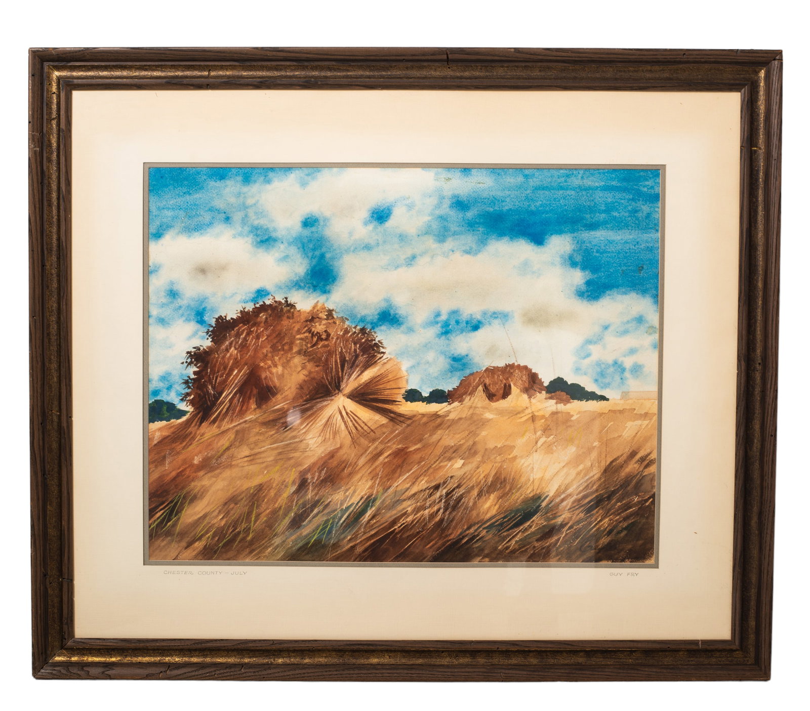 Guy Fry (1903-) Watercolor (PA) (1 of 4)