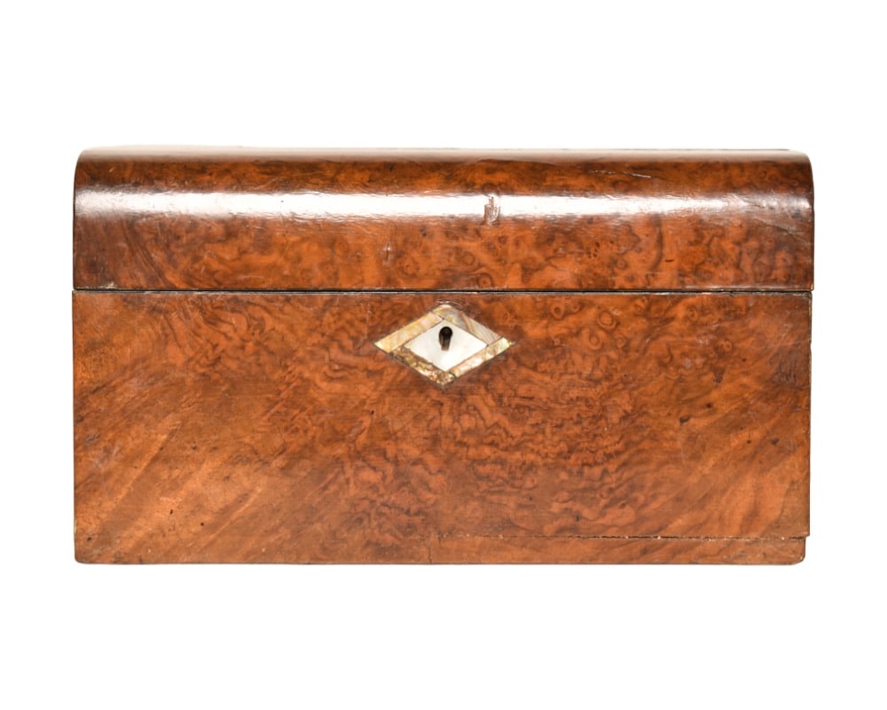 Burl Walnut, Abalone & MOP Dressing Table Vanity Box (1 of 15)