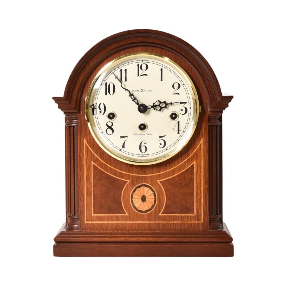 Howard Miller Mahogany Barrister Mantel Clock #613180 (1 of 11)