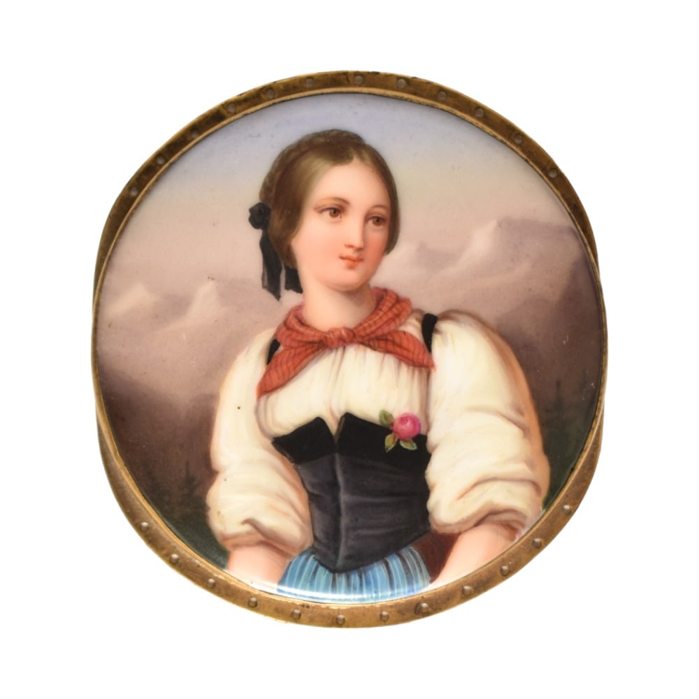 French Porcelain of Lady (1 of 4)