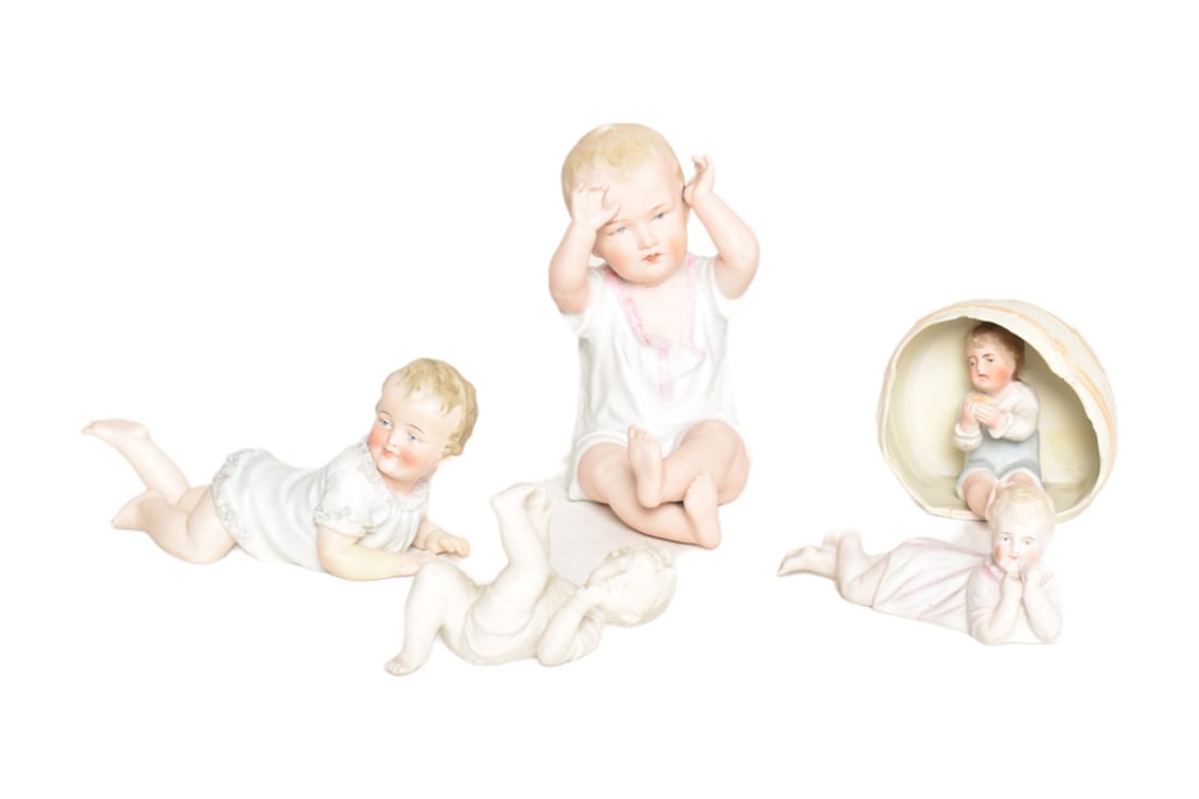 Assembled German Bisque Baby Grouping (1 of 14)