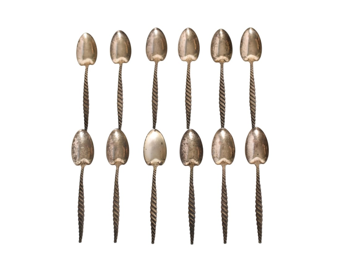 William Whiting Sterling Silver Demitasse Spoons (1 of 5)