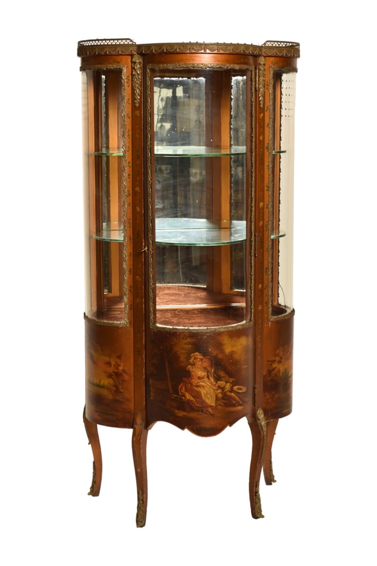 Vernish Martin Curio Cabinet (1 of 15)
