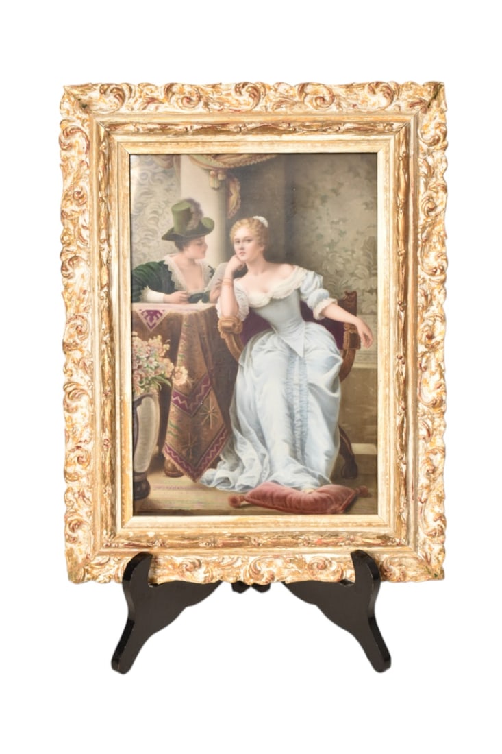 KPM Attribution German Porcelain Plaque (1 of 10)