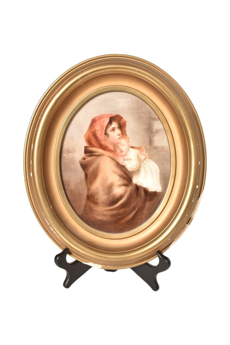 KPM Porcelain Plaque, The Madonna of The Streets (1 of 7)