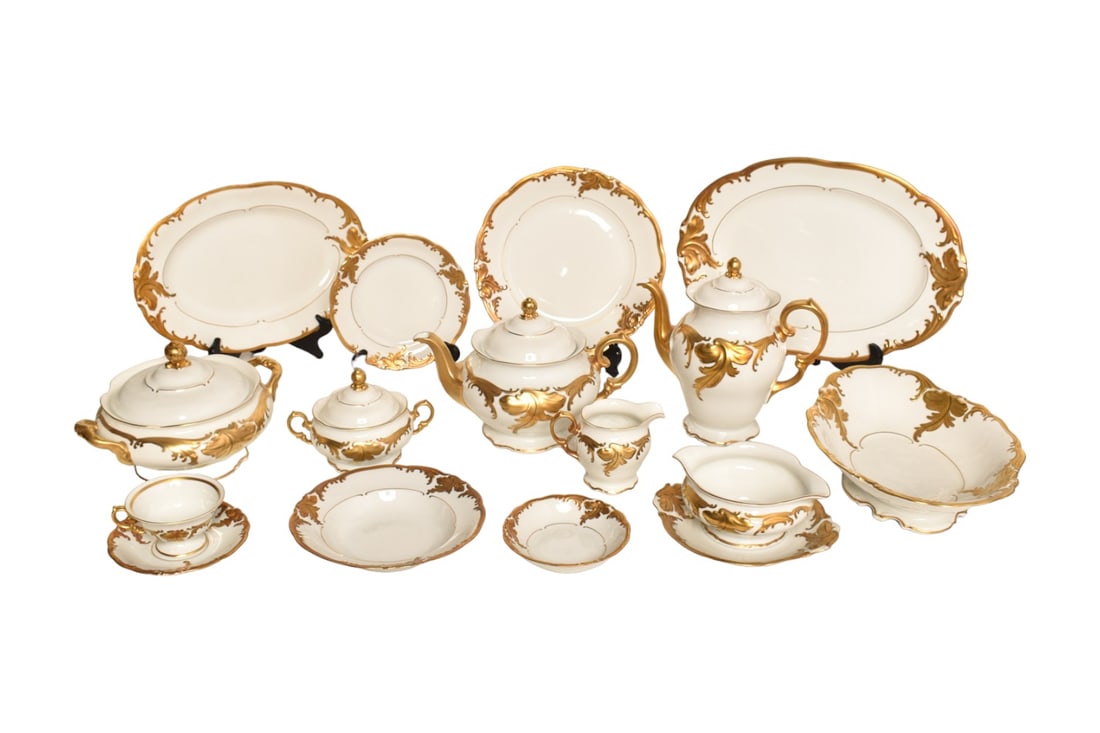 Walbrzych Fine Gold and White Tableware Set (1 of 20)