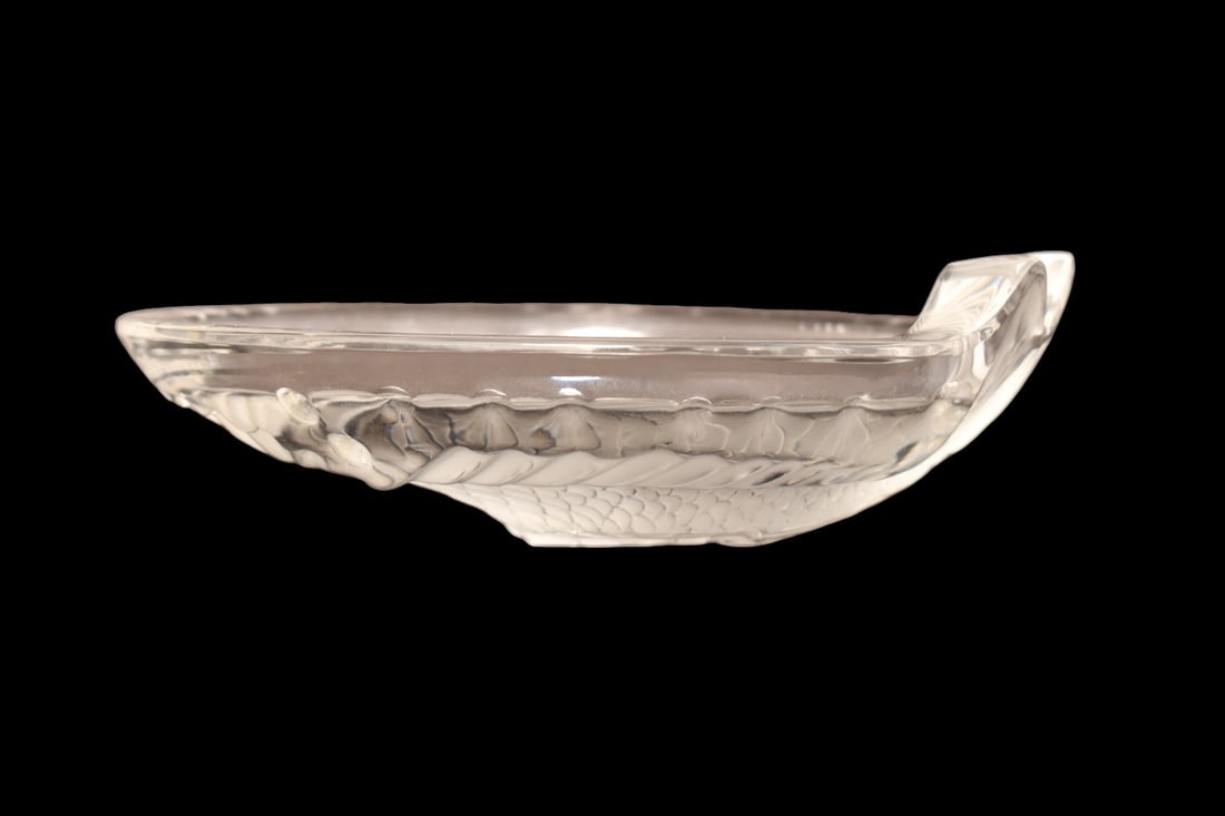 Lalique French Crystal "Concareau Fish" Dish (1 of 7)