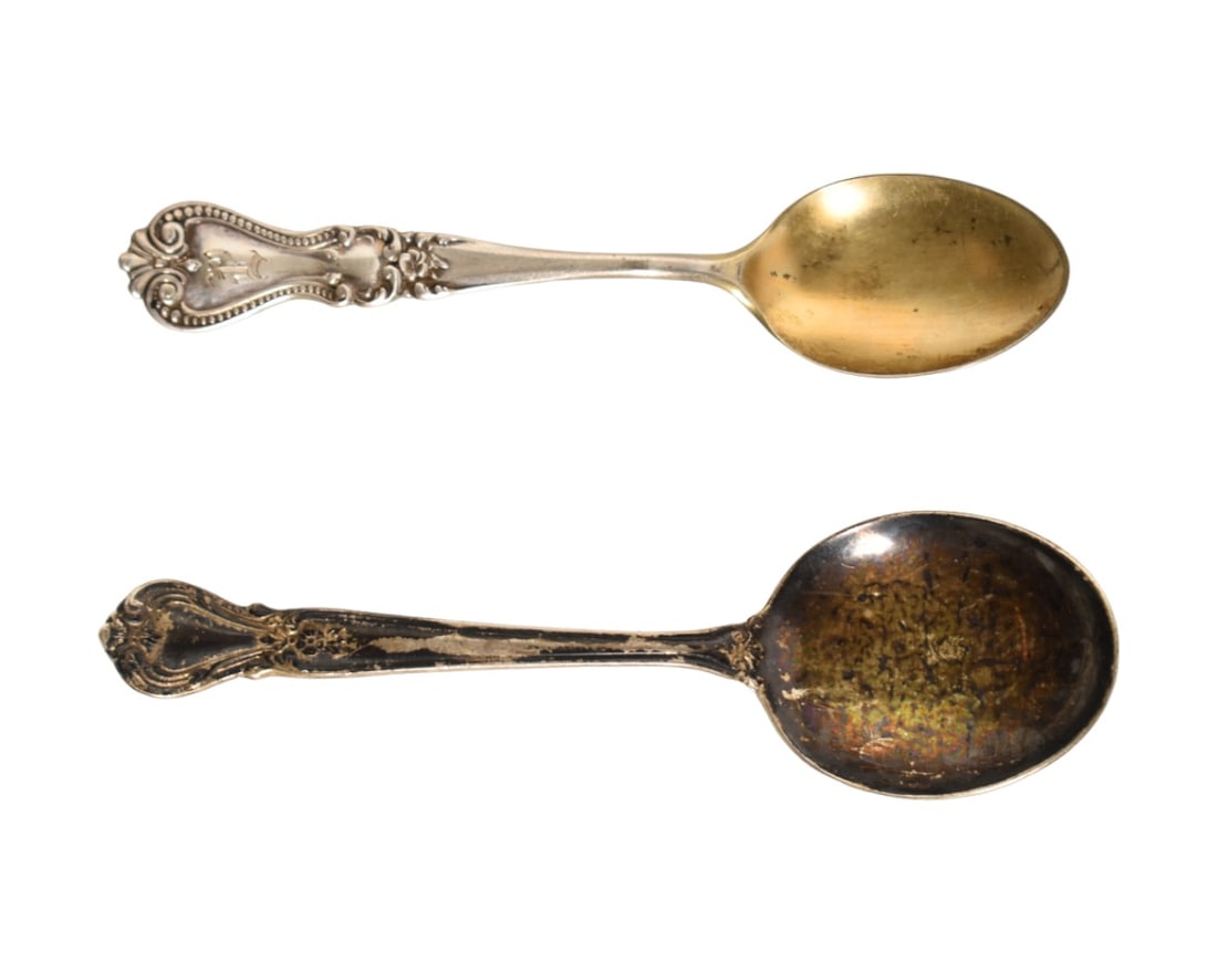 Two Sterling Silver Demitasse Spoons (1 of 8)