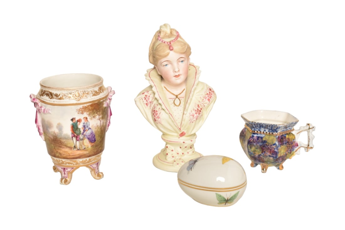 Assembled Porcelain and Bisque Grouping (1 of 12)