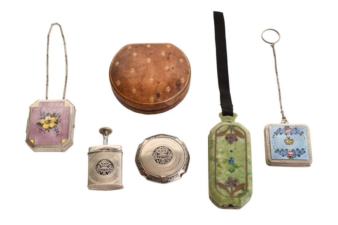 Assembled Silver & Enamel Compacts Plus (1 of 20)