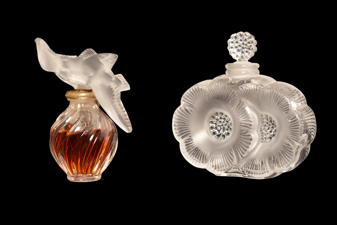 Lalique French Crystal Perfume Bottles (1 of 5)