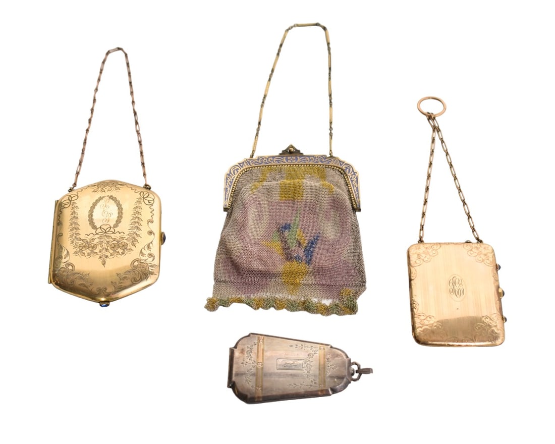 Antique Cigarette Cases & Mesh Purse (1 of 13)