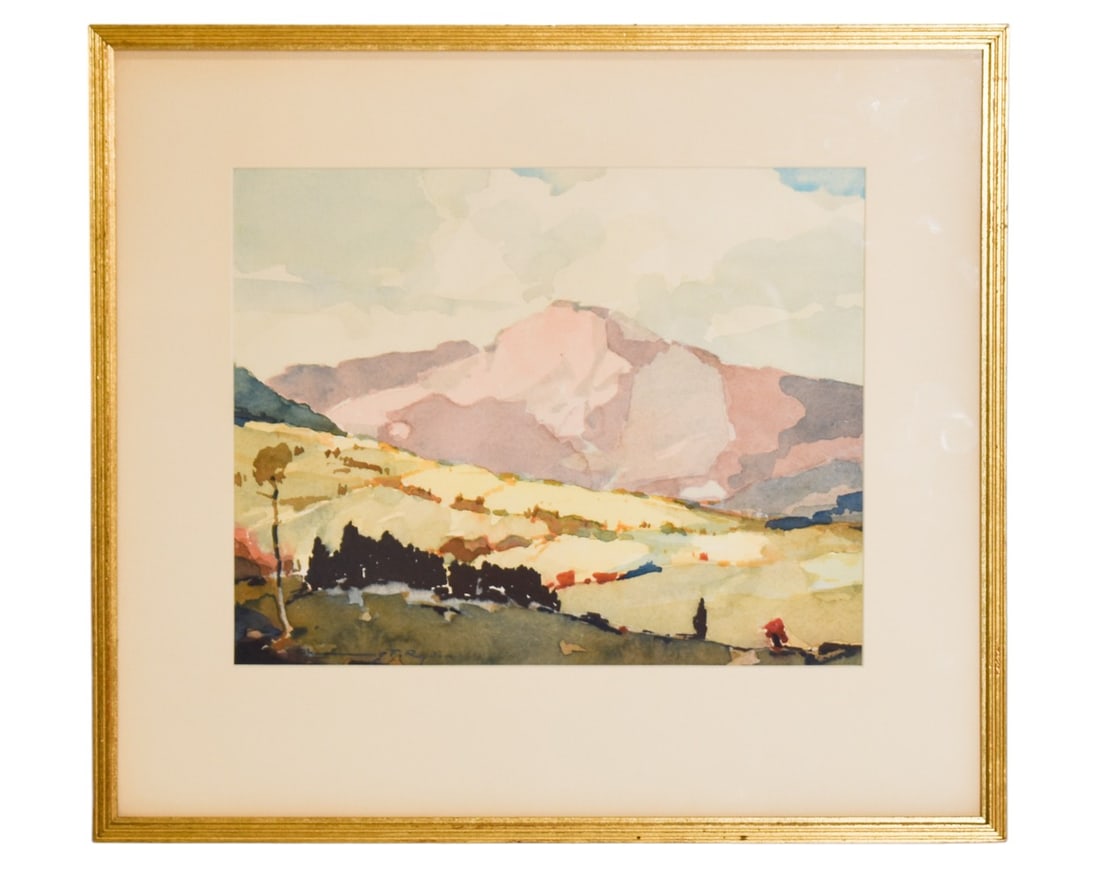 Chauncey Foster Ryder (1869-1949) Watercolor (NY, New Hampshire) (1 of 6)