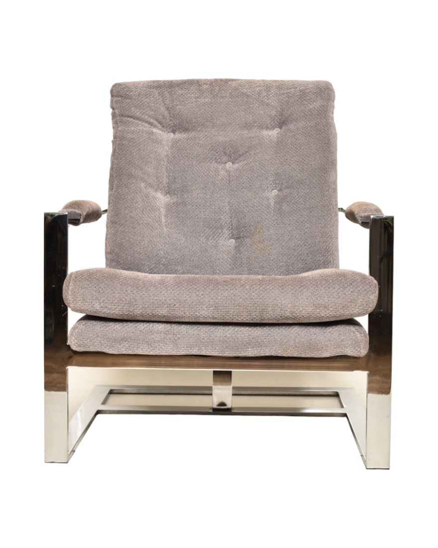 Milo Baughman "H" Back Lounge Chair (1 of 8)