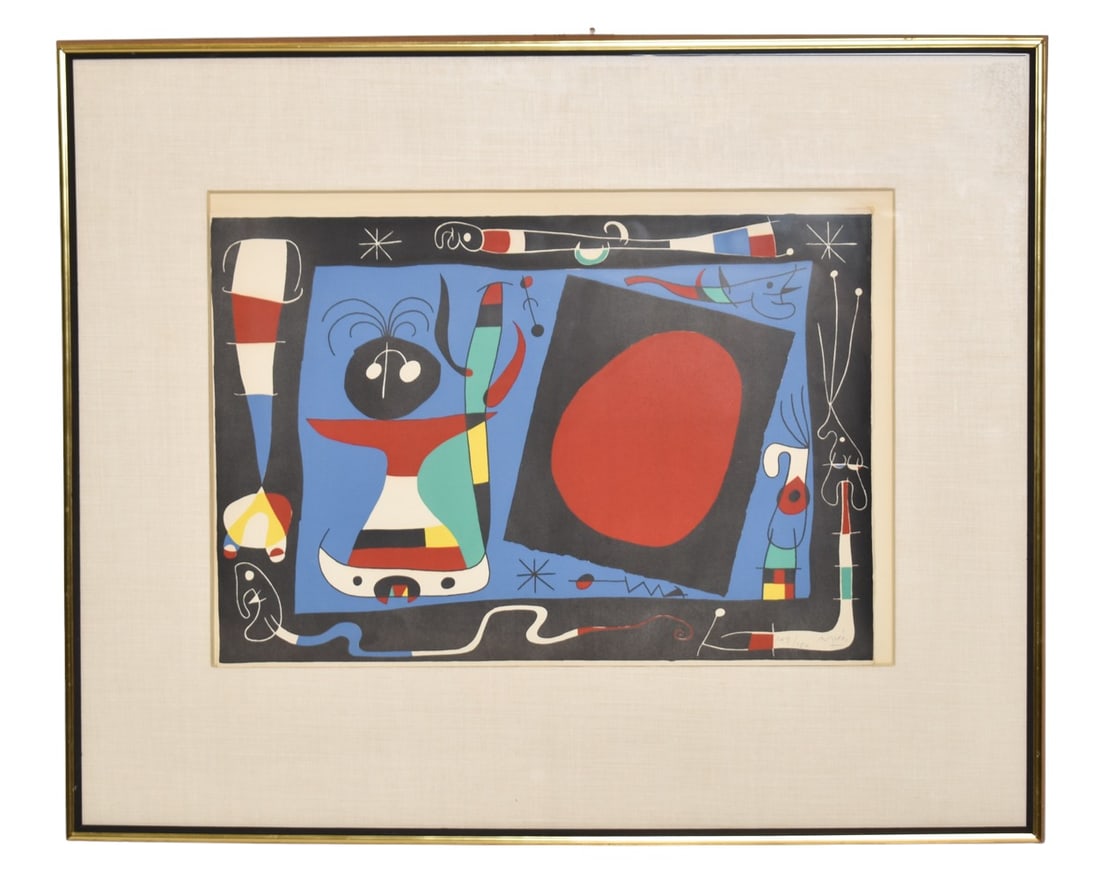 Joan Miro (1893-1983) Lithograph (Spain/France) (1 of 6)