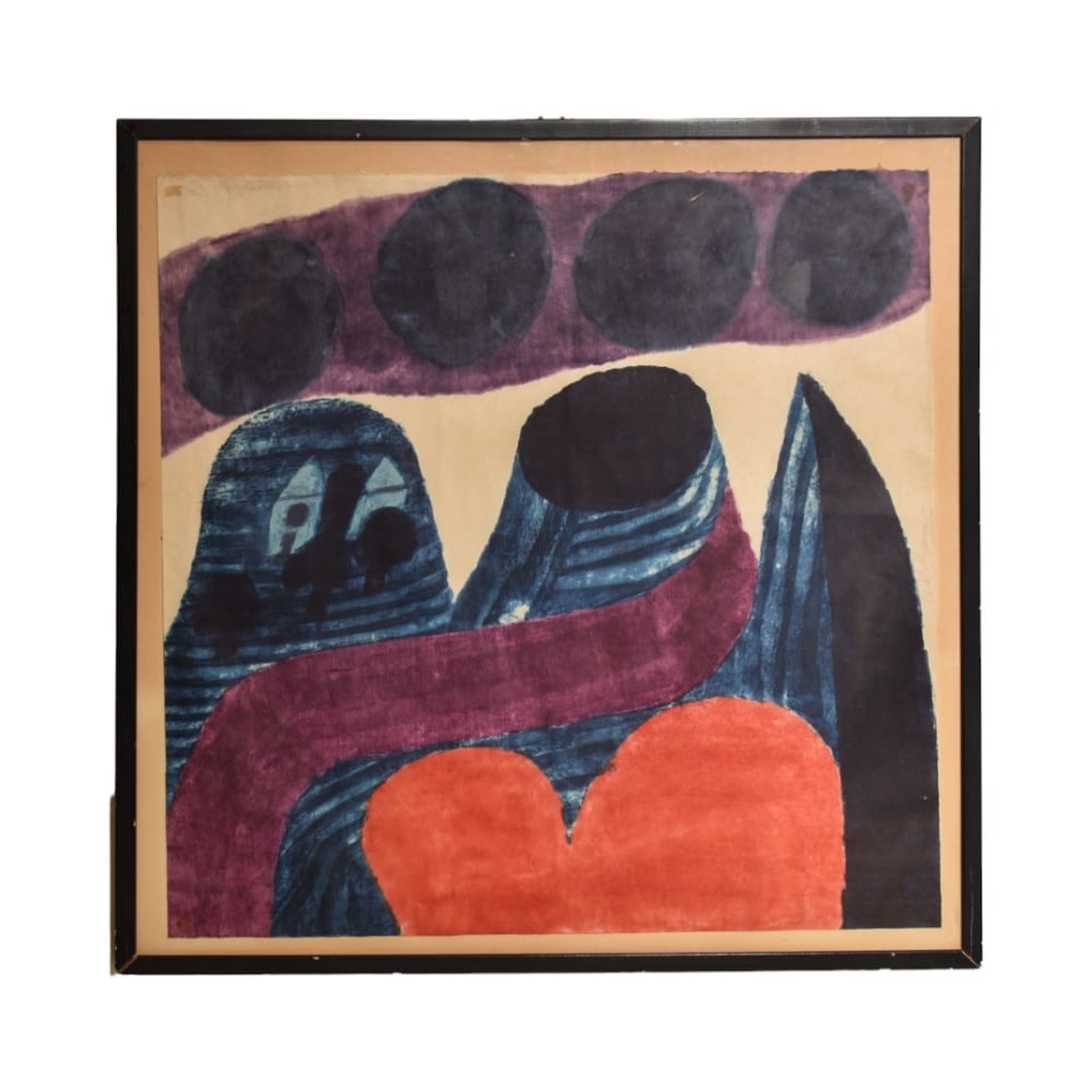 Carol Summer (1925-2016) Color Woodcut (NY,CA) (1 of 7)