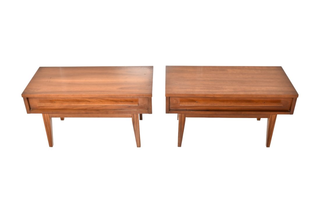 MCM Sculptured Pull Nightstands (1 of 7)