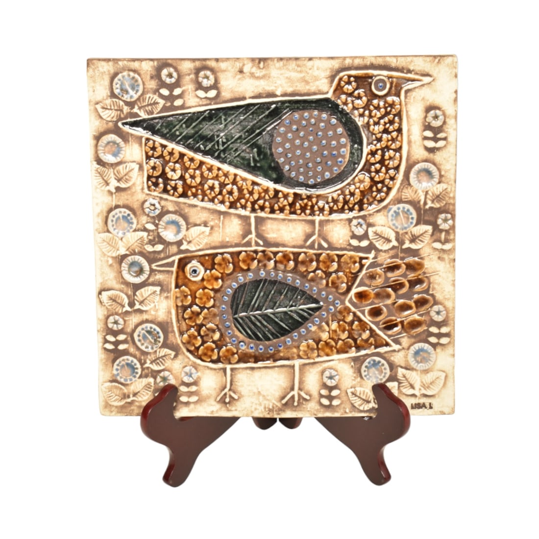 Lisa Larsen Bird Wall Plaque (1 of 5)