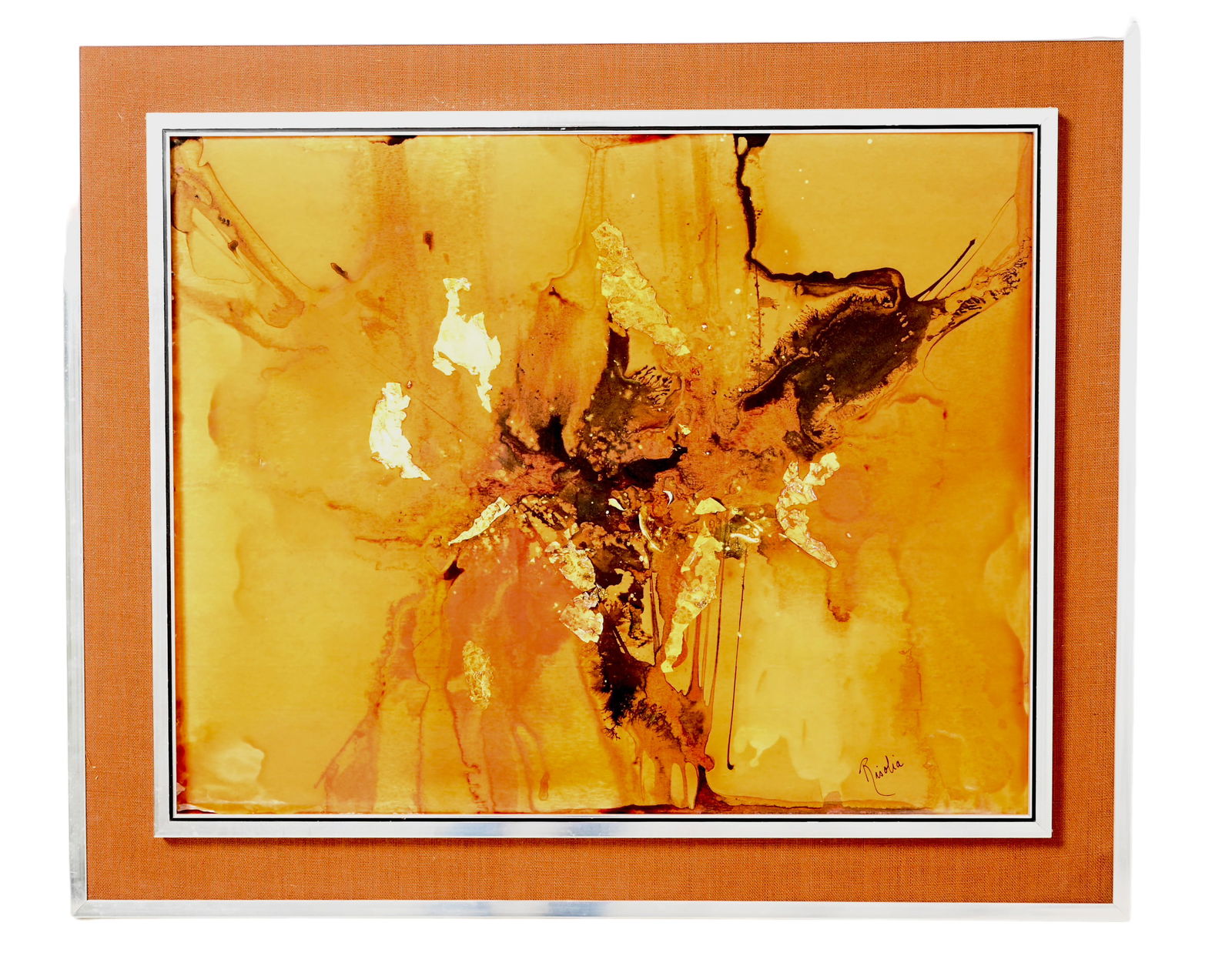 Sonia Risolia (1926-2002) Acrylic Mixed Media (1 of 3)