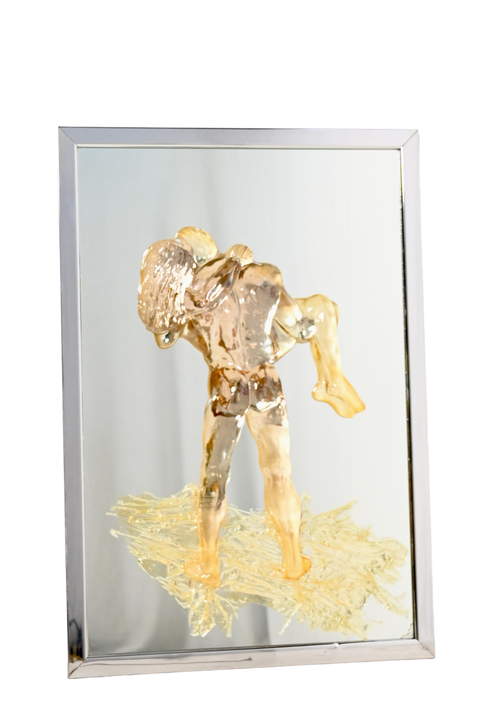 Martin Blank (Attribution,) (Born 1962) Glass Relief Sculpture (Washington) (1 of 4)