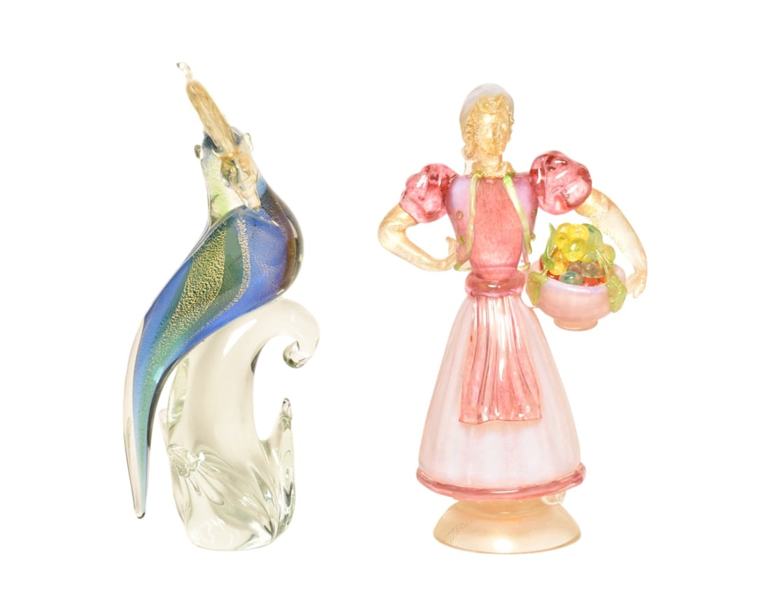 MCM Murano Figurine & Bird (1 of 9)