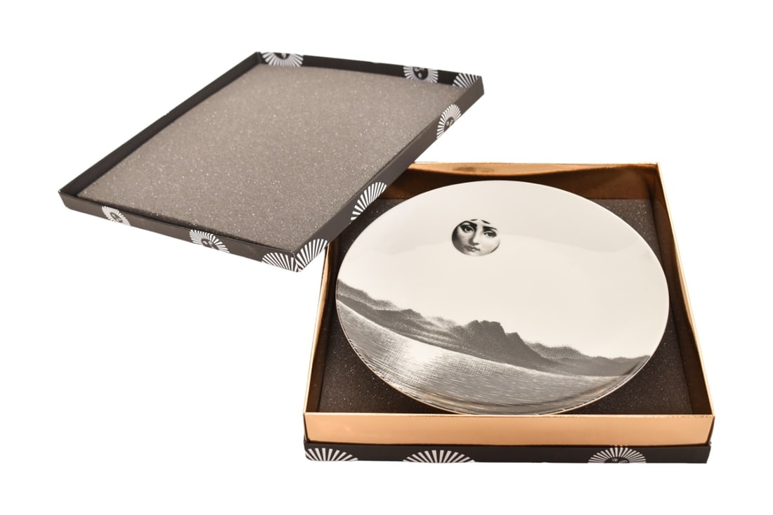 Pierro Fornasetti Wall Plate, Tem E Variazion,  Model N. 85 (1 of 5)