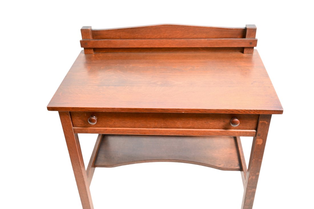 L&JG Stickley Desk #601 with Book Rail (1 of 7)