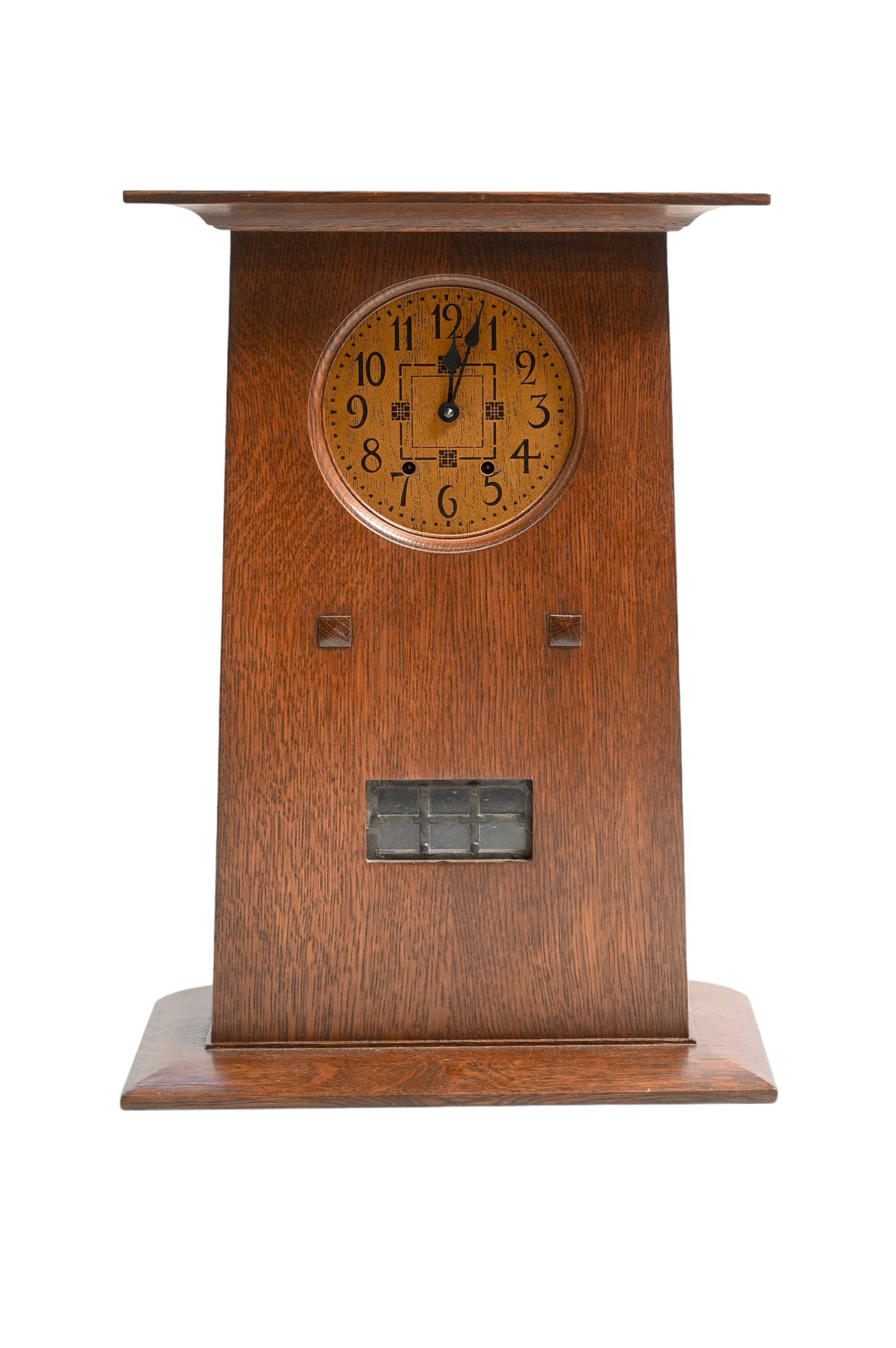 Stickley Contemporary Oak Mantel Clock Auction