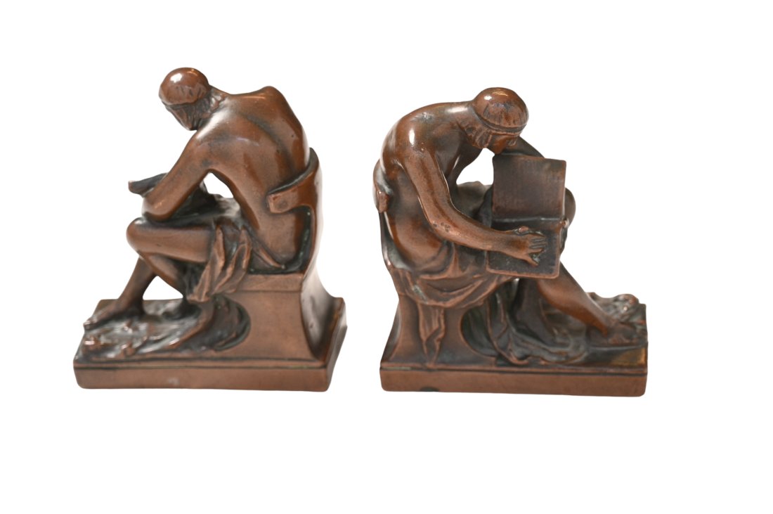 Pompeiian Bronze Co. Bookends (1 of 5)