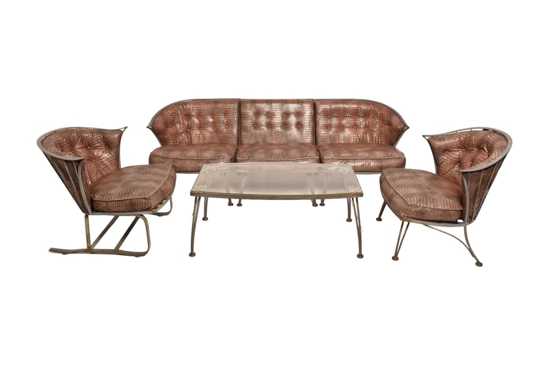 Outstanding Russell Woodard Patio Set (1 of 15)