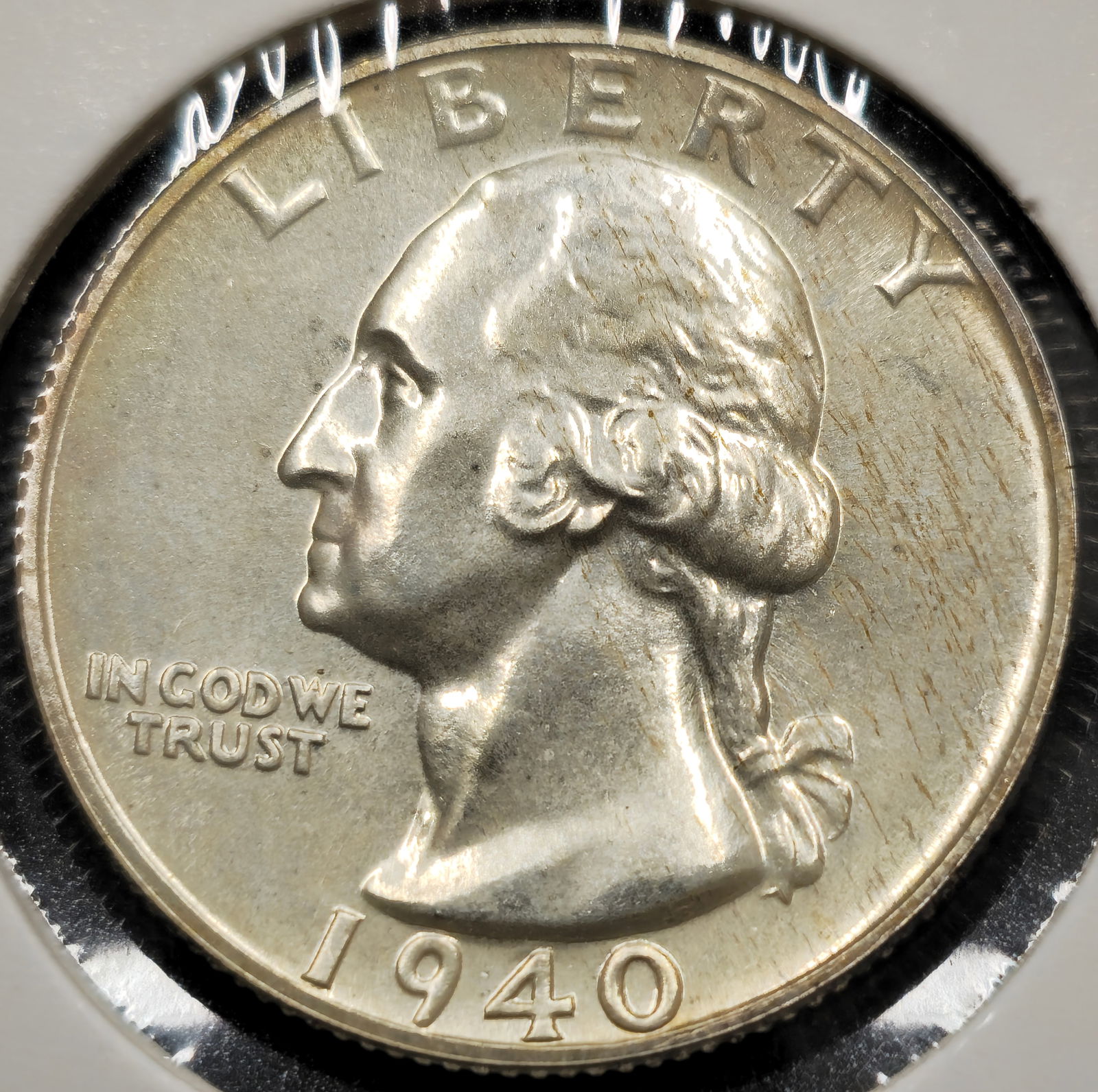 1940 Washington Proof Silver Quarter (1 of 2)