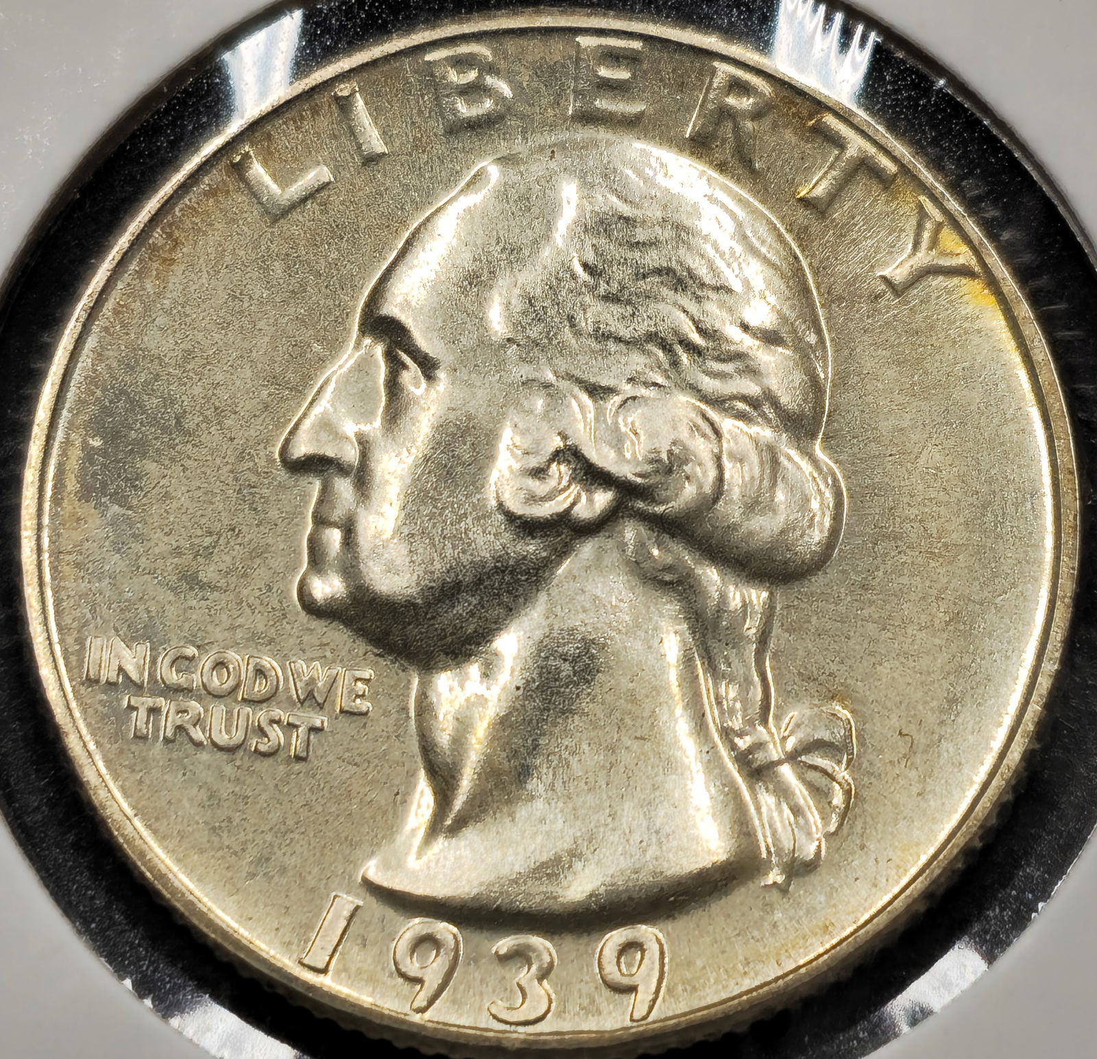 1939 Washington Proof Silver Quarter (1 of 2)