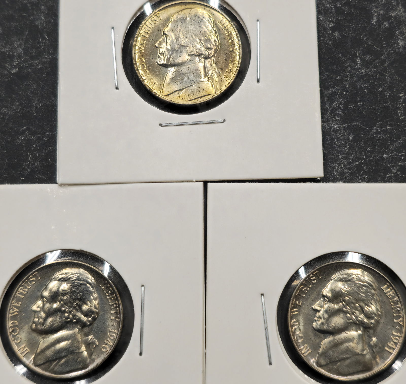 1940-42 Jefferson Proof Nickels (1 of 7)