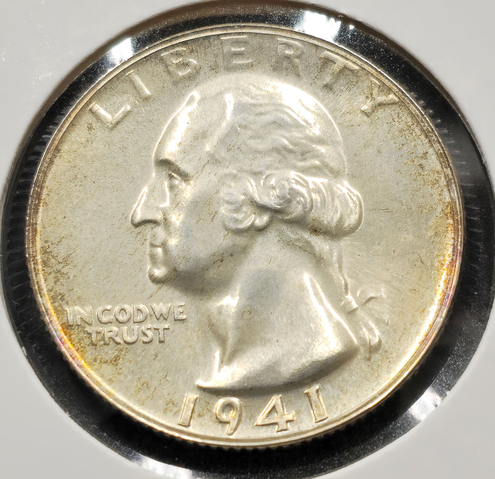 1941 Washington Proof Silver Quarter (1 of 2)