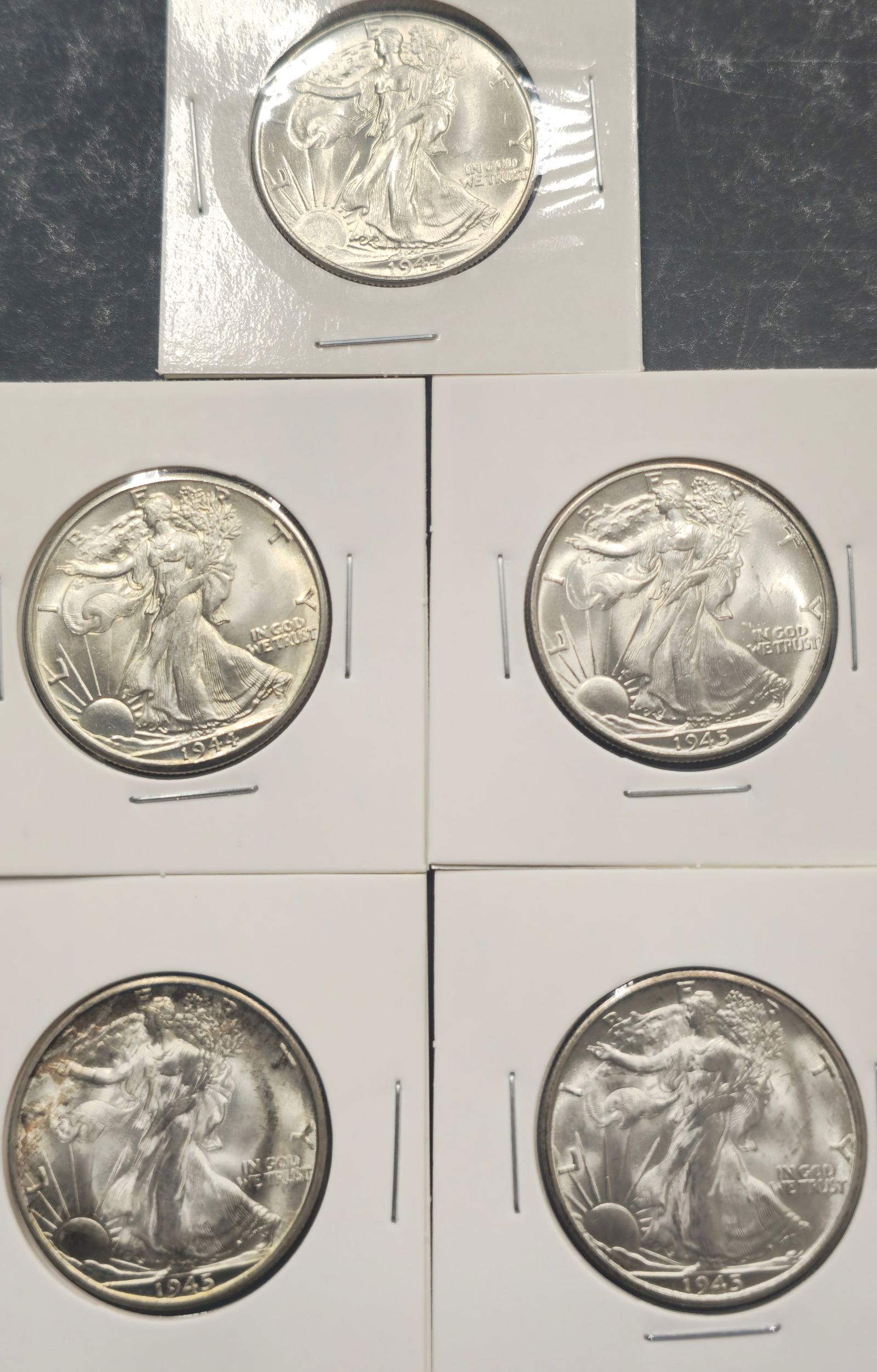 Uncirculated Walking Liberty Half Dollars (1 of 11)