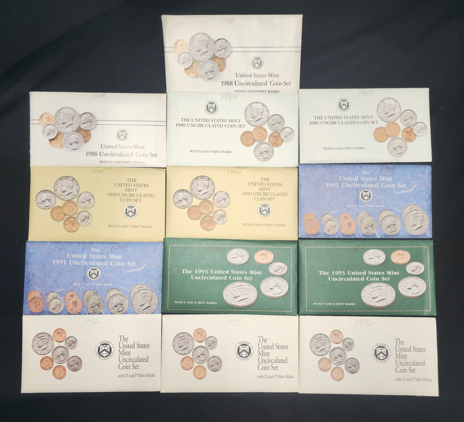 Uncirculated Mint Sets 1980s and 1990s (1 of 4)