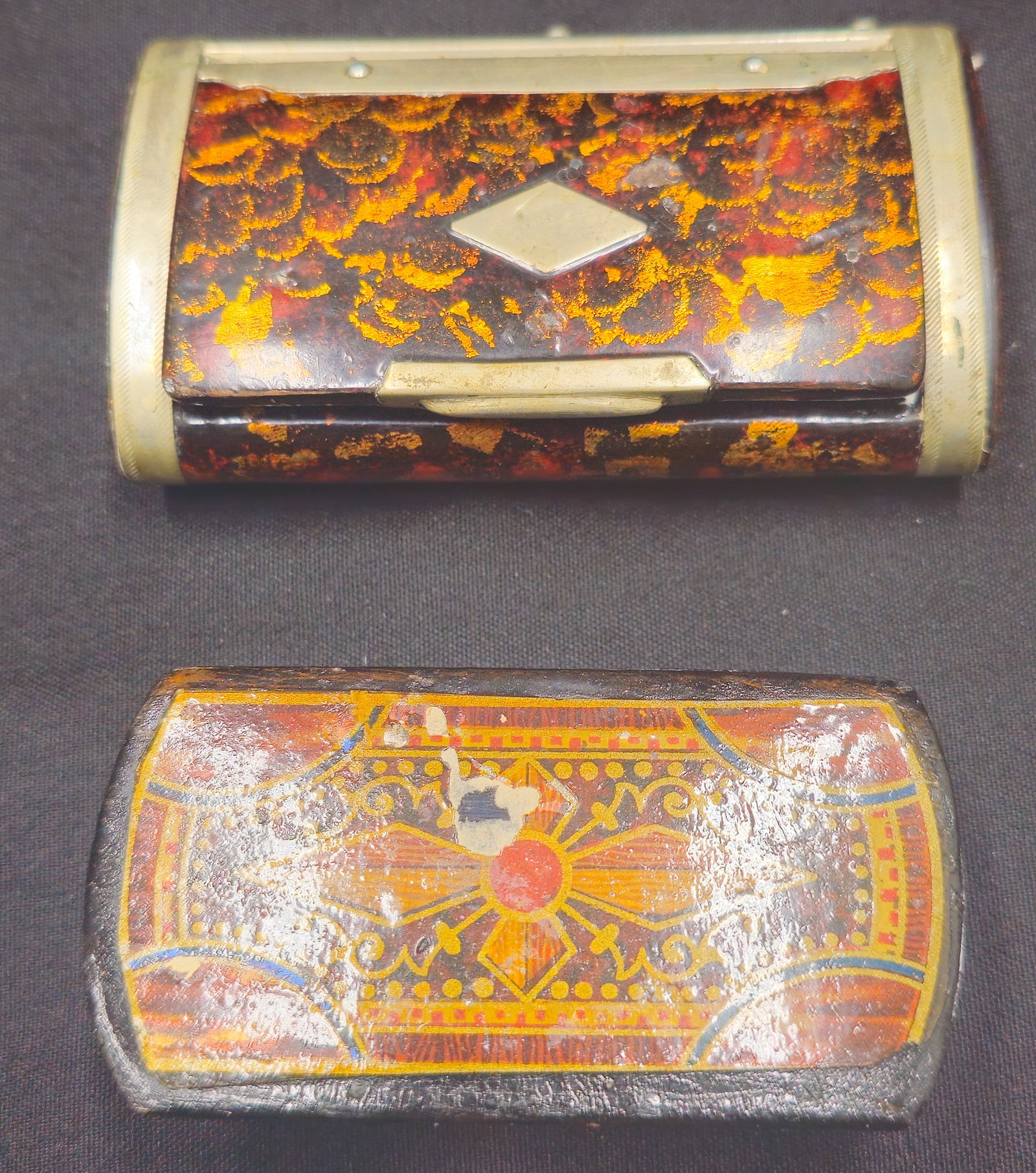 Two 18th Century Exotic Inlaid and Decorated Snuff Boxes (1 of 4)