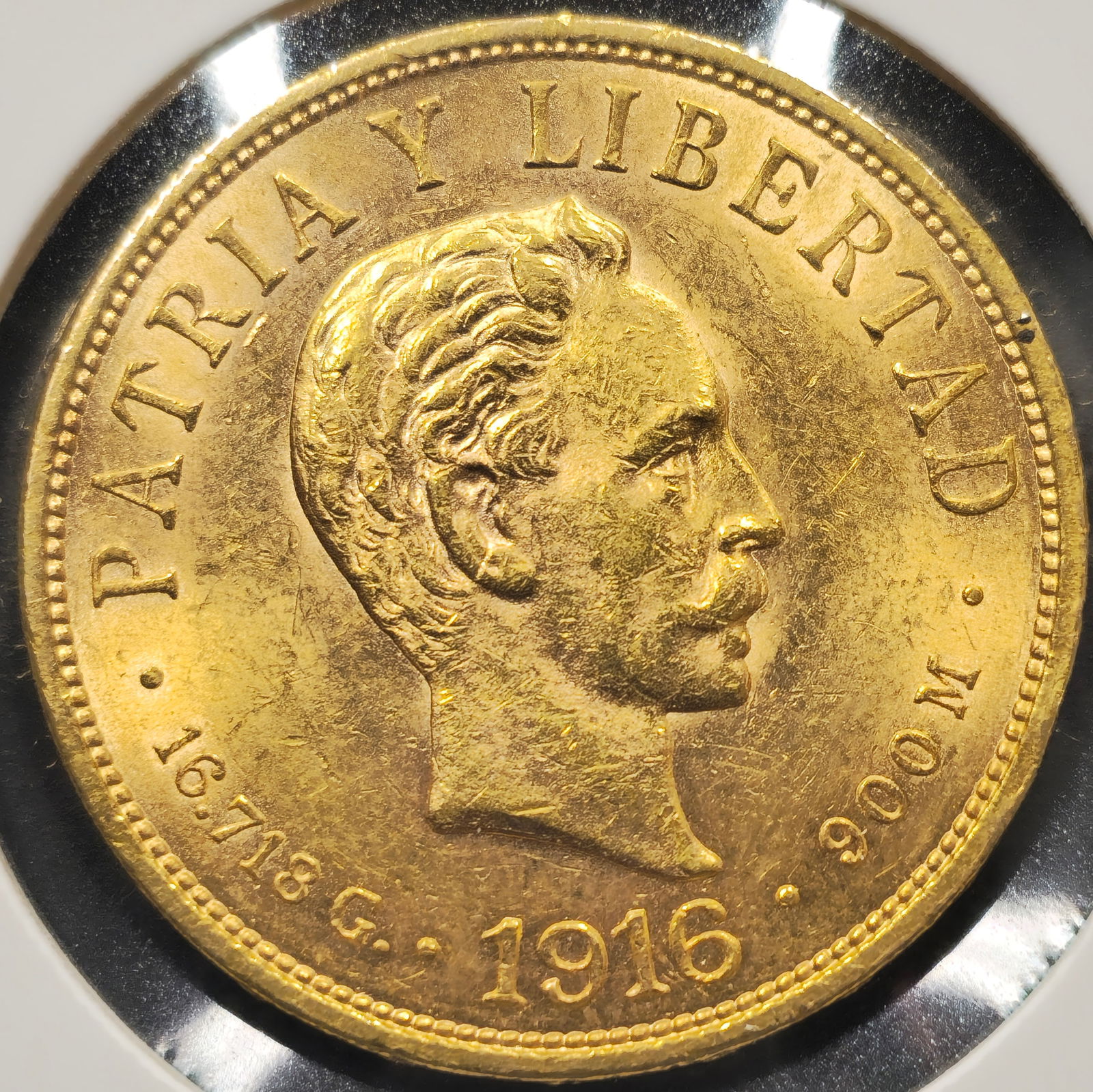 1916 10 Pesos Gold Cuba Coin (1 of 2)