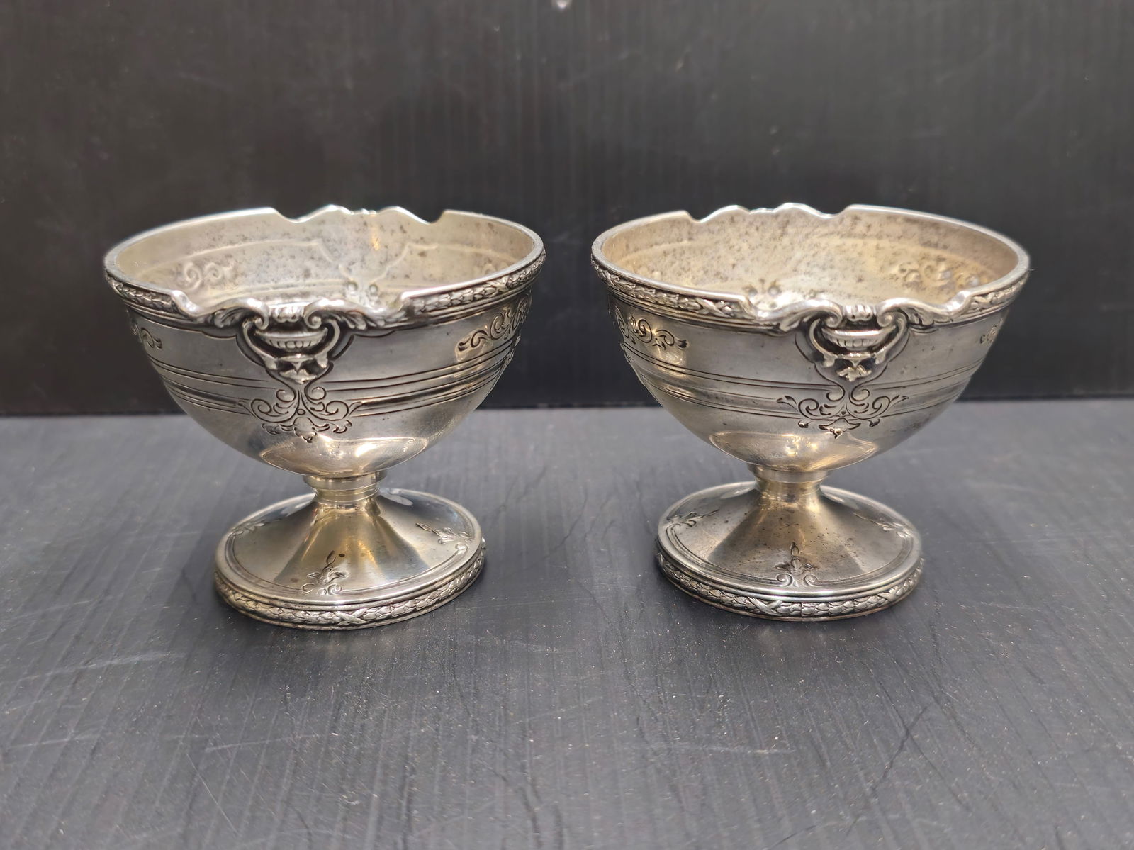 Dominick & Haff Sterling Silver Salt Cellars (1 of 7)