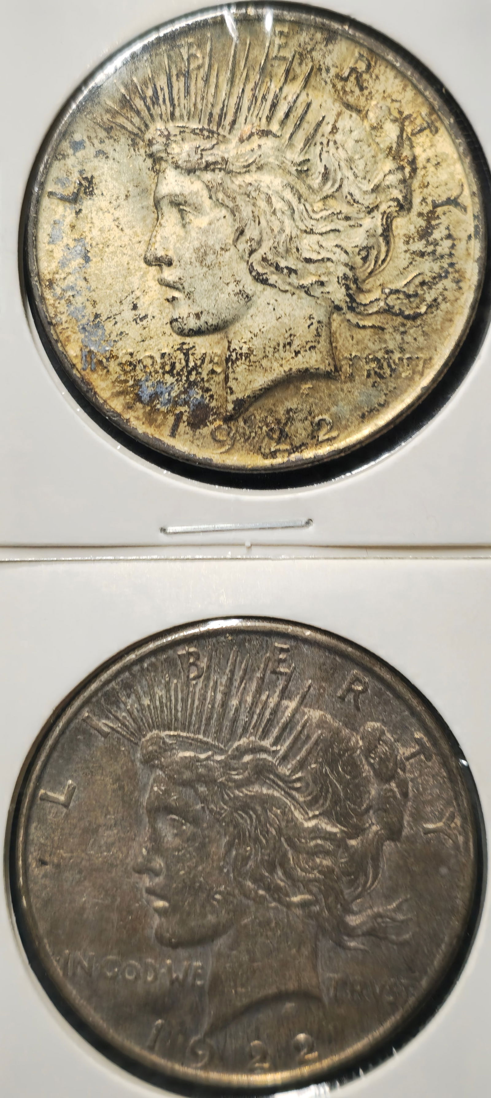 1922 Peace Silver Dollar Coins (1 of 5)