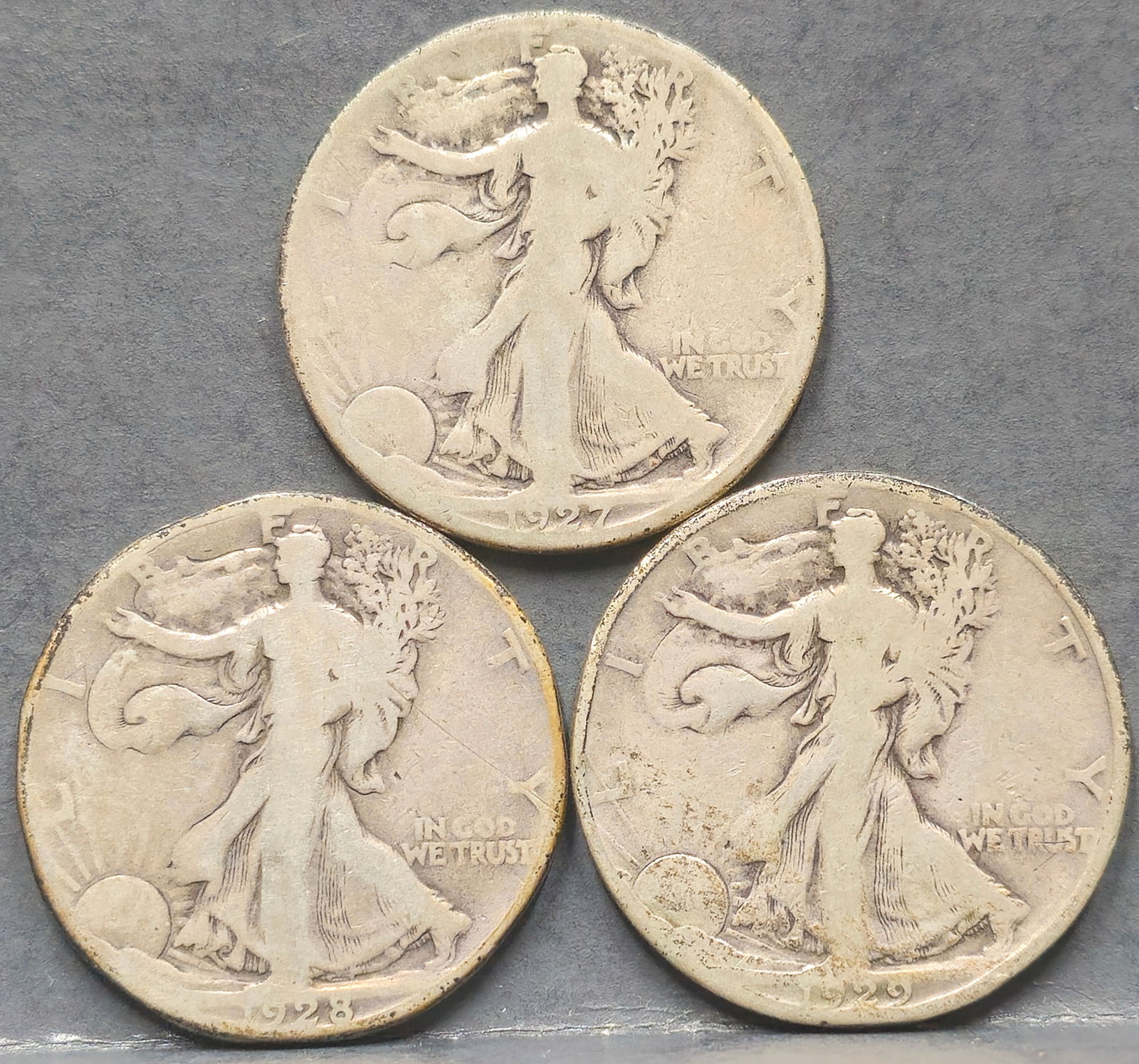 (3) U.S. Walking Liberty Silver Half Dollar Coins (1 of 2)