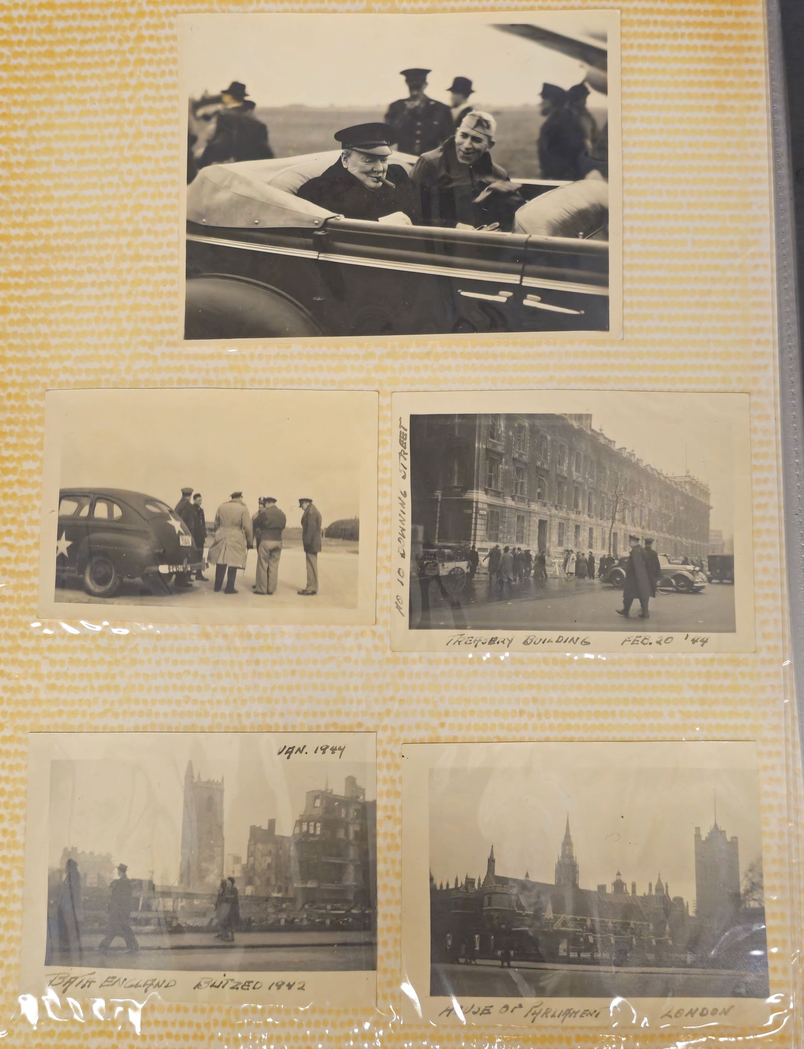 Winston Churchill & Dwight Eisenhower World War II Photographs (1 of 7)