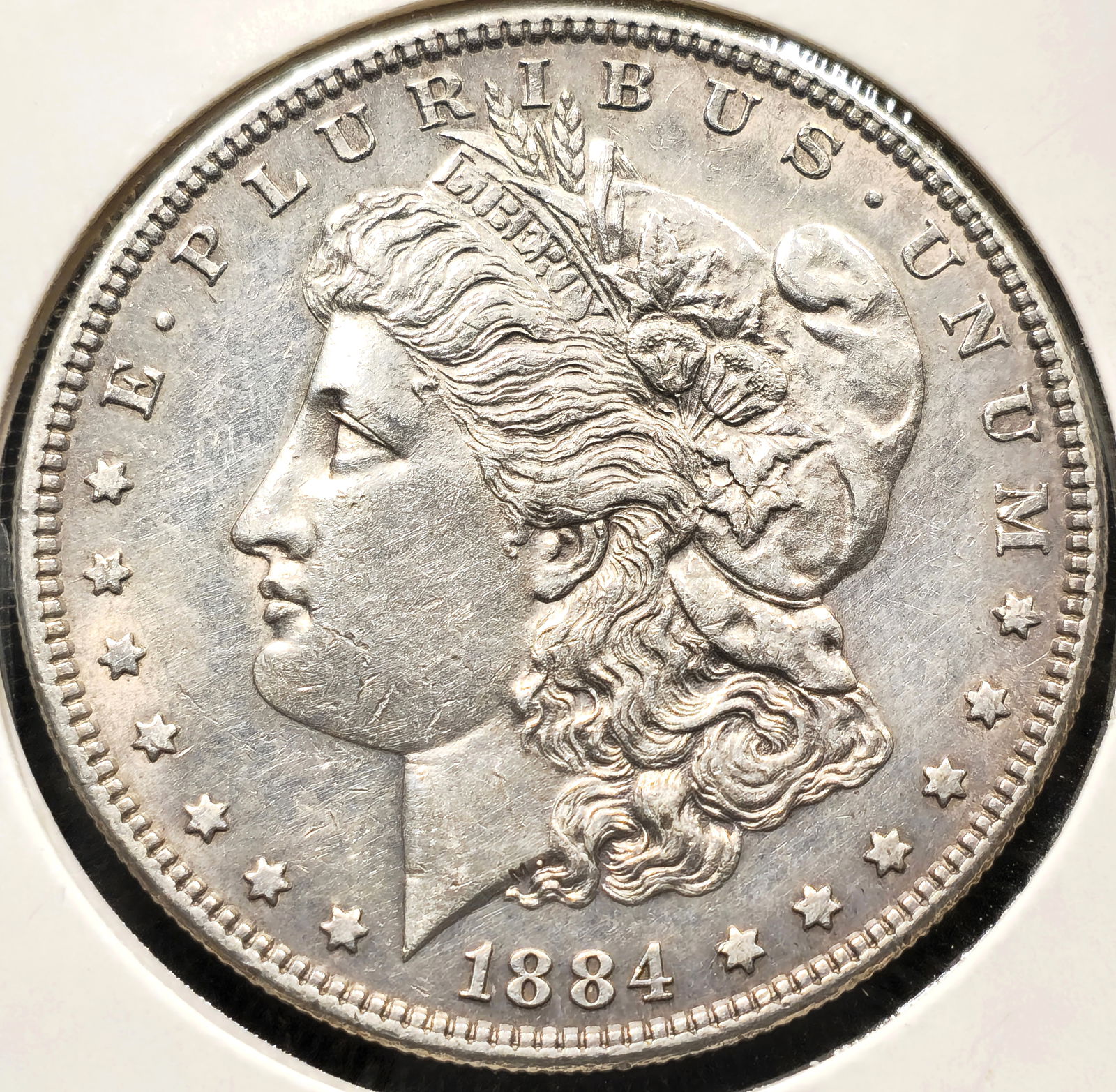 1884 Morgan Silver Dollar Coin (1 of 2)