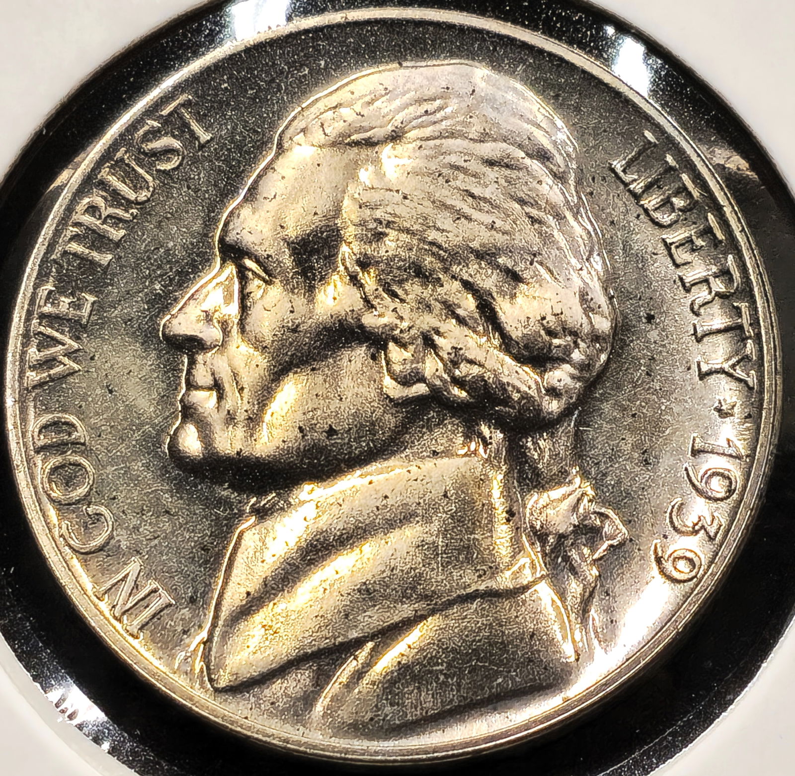 1939 Jefferson Nickel Proof Coin (1 of 2)