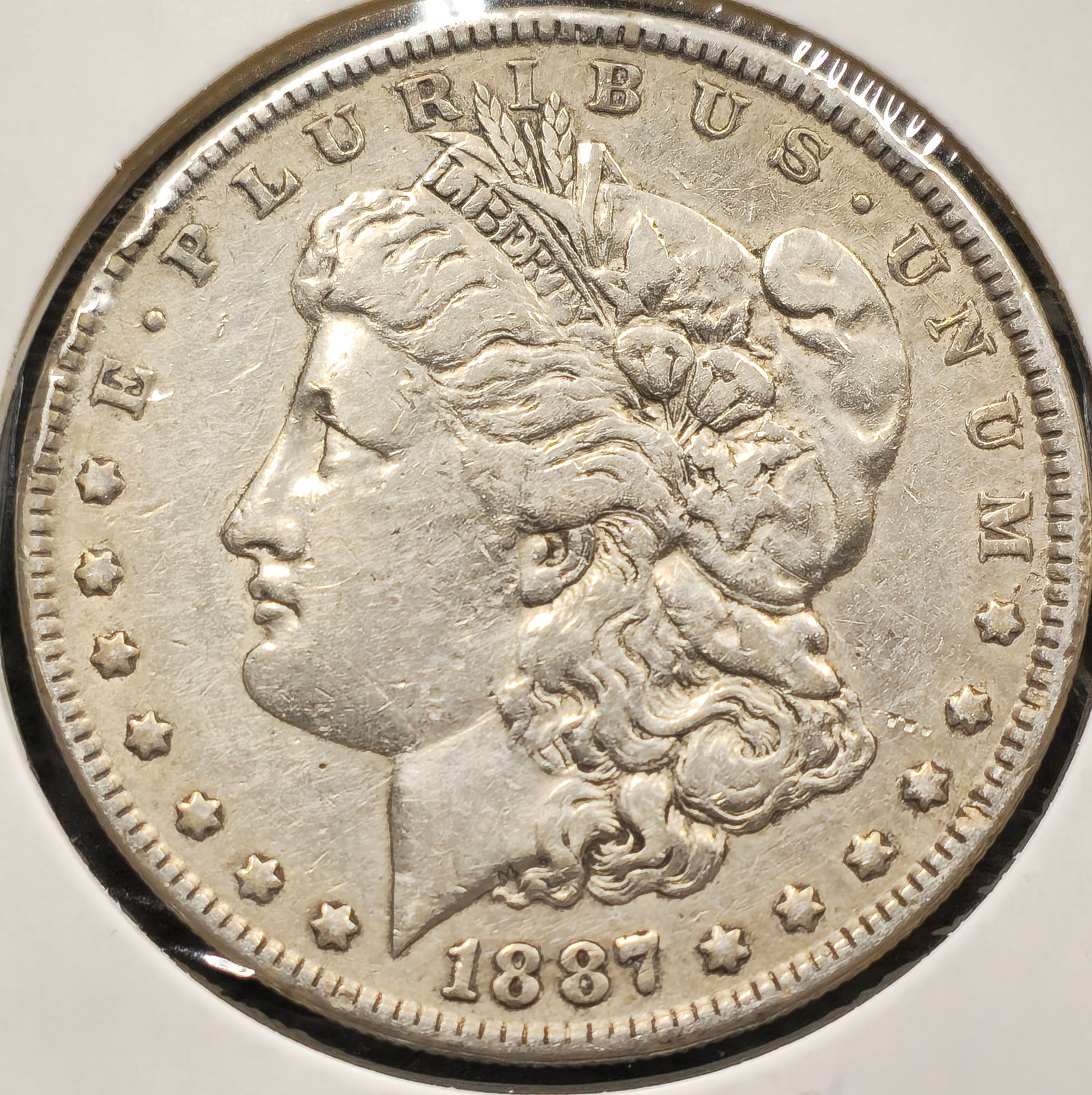 1887 Morgan Silver Dollar Coin (1 of 2)