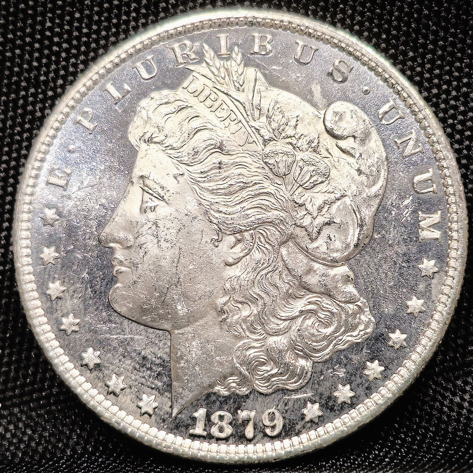 1879-S Morgan Silver Dollar Coin DMPL (1 of 4)