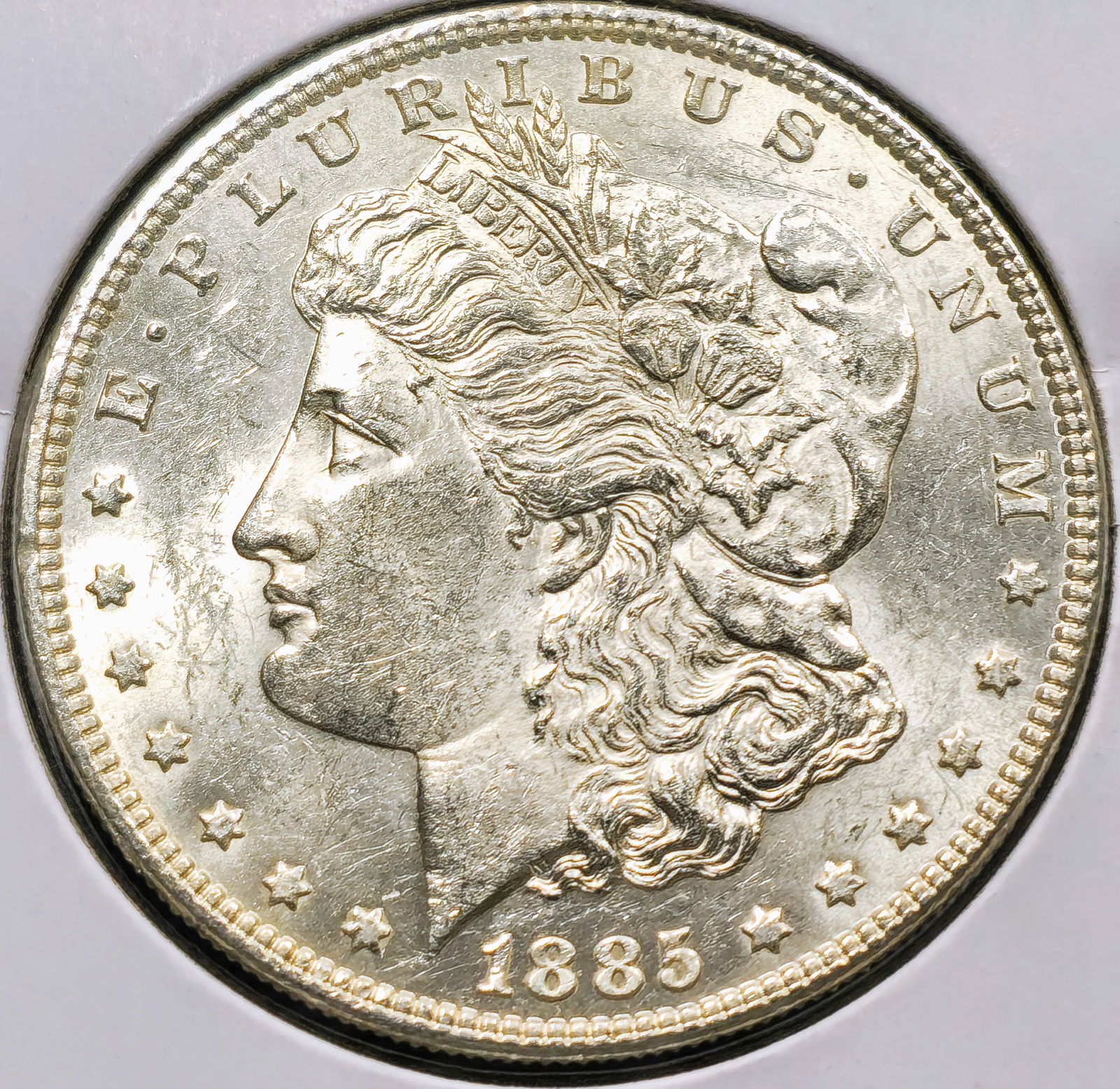 1885 Morgan Silver Dollar Coin Uncirculated (1 of 2)