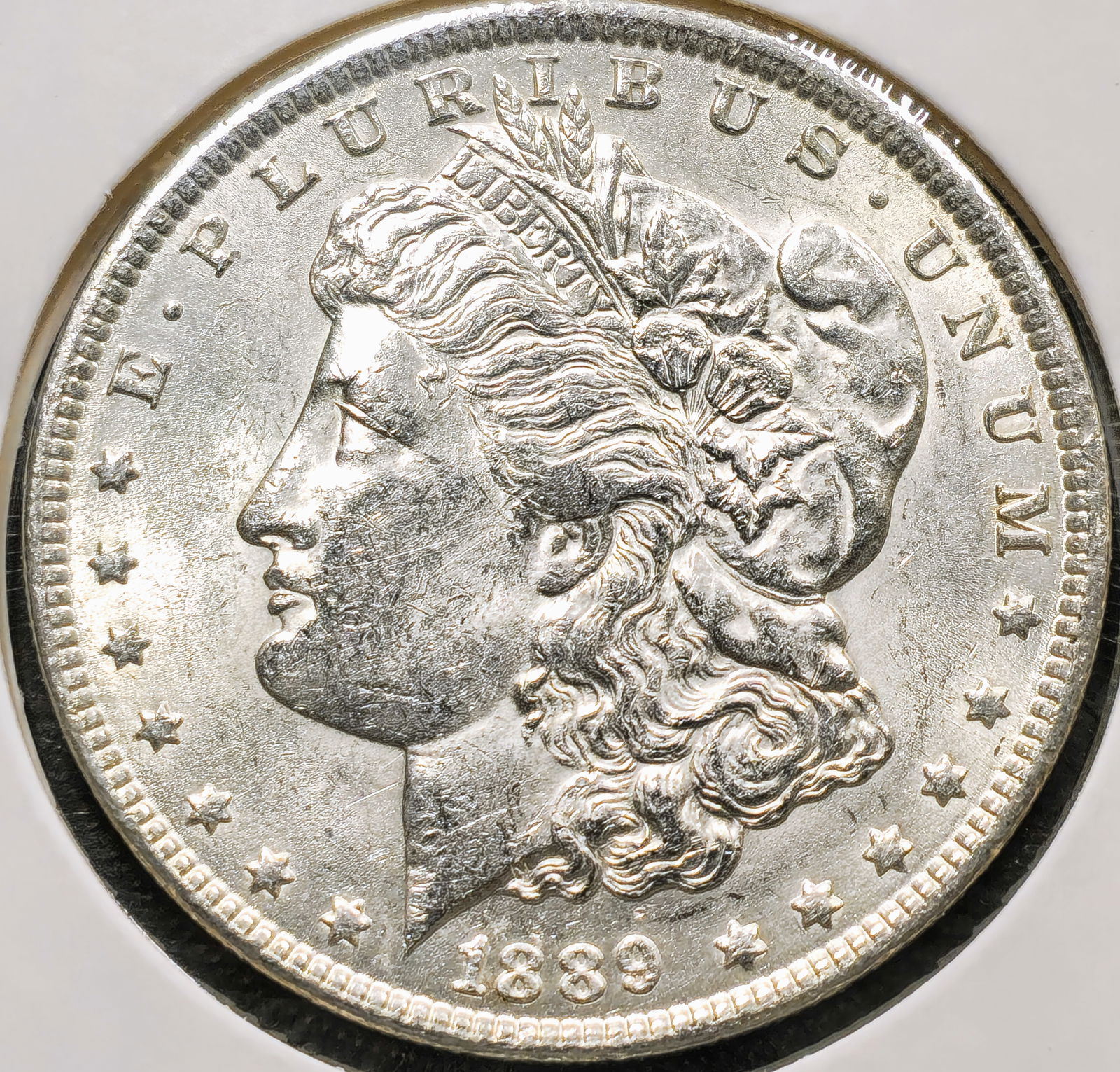 1889 Morgan Silver Dollar Coin Uncirculated (1 of 2)